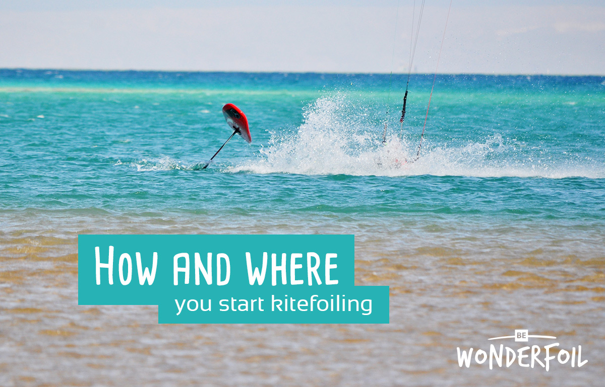 How and where start to kitefoil