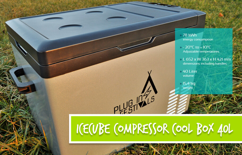 PLUG IN FESTIVALS IceCube 25 Compressor Cooler Instruction Manual